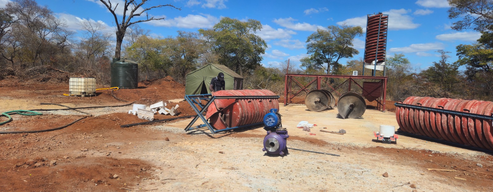 20  tph Antimony WashPlant - Gallery Image